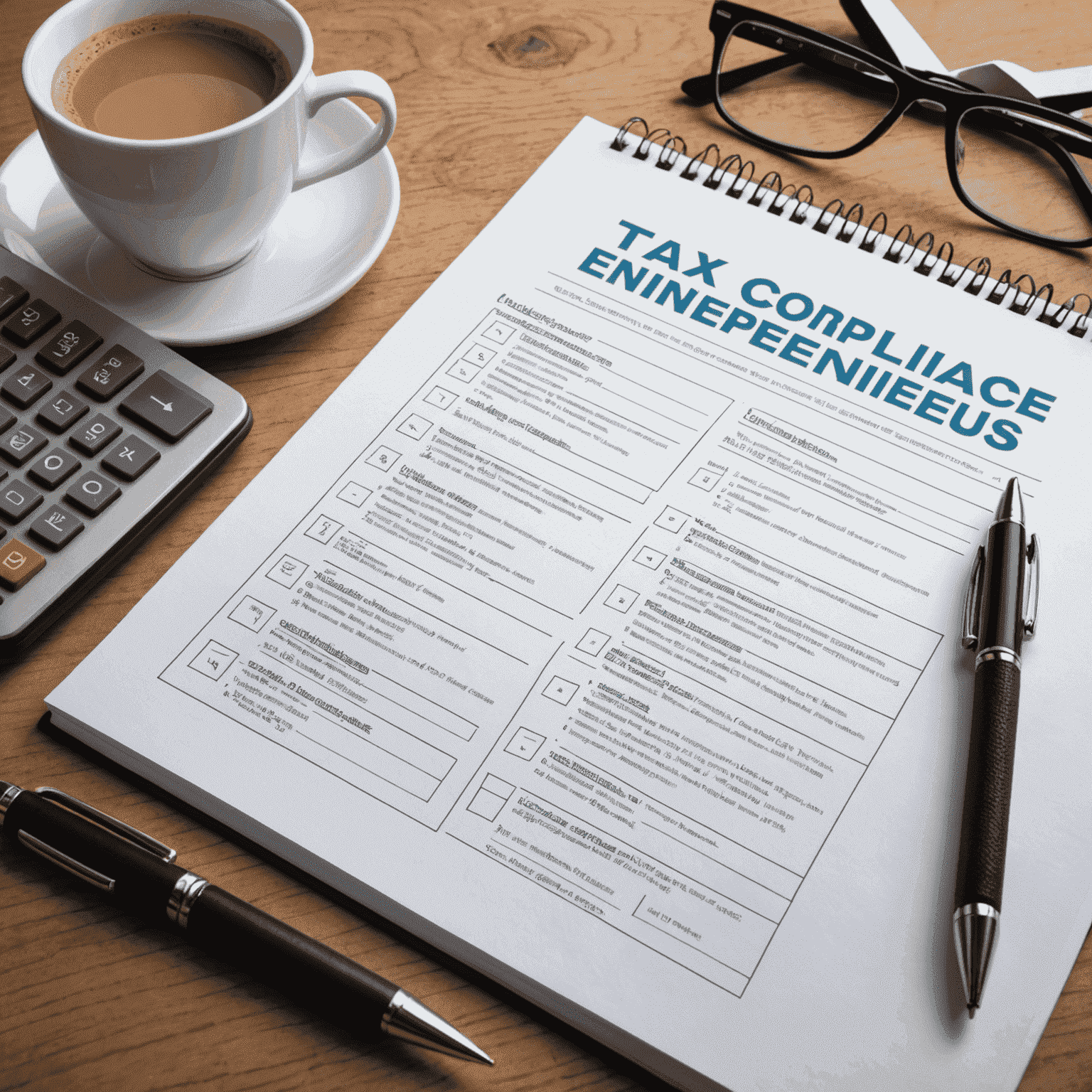 Image showing a checklist of tax compliance tasks for South African entrepreneurs